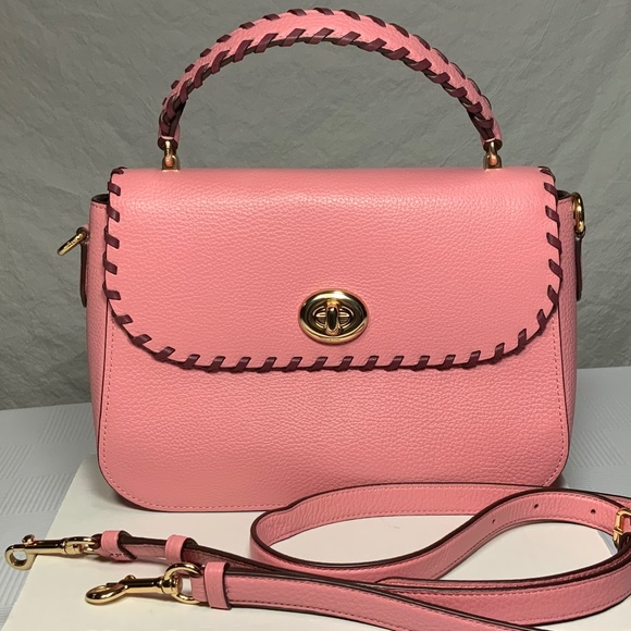 Coach Handbags - Coach Marlie Top Handle Satchel Crossbody - Pink